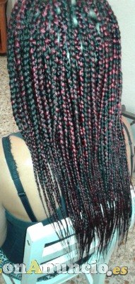 Trenzas africanas y extensiones de pelo